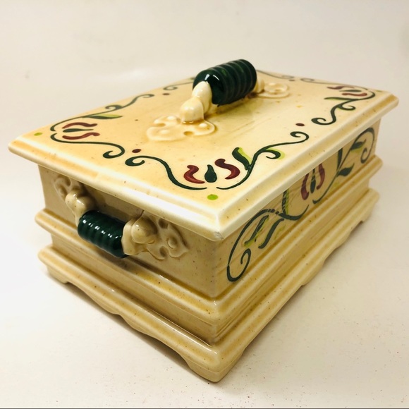 Metlox Poppytrail Homestead Provincial Box 1950s - Picture 14 of 14